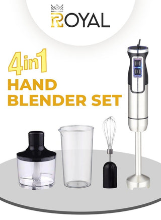 Royal 4 in 1 Hand Blender RA-HB1175 (Silver)