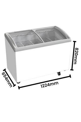 Aucma Chest Freezer / Showcase 330L, SD-330