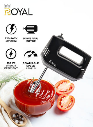 Electric Hand Mixer 5 Speed -Copper Motor RA-HM38