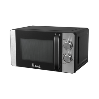Manual Microwave Oven 30 min Timer RA-20XM2 Black Silver