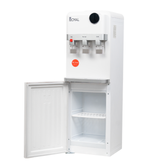 Royal 3 Taps Hot, Cold & Normal Water Dispenser With Cabinet RA-WD300-WCW (White)