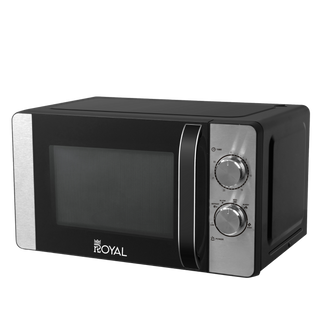 Manual Microwave Oven 30 min Timer RA-20XM2 Black Silver