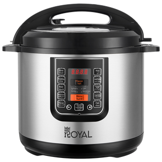 Royal 12in 1 Multifunction Electric Pressure Cooker RA-PC1039 (Black & Silver)