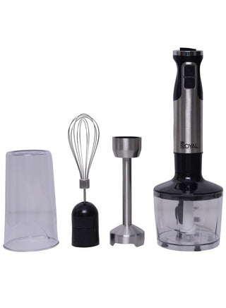 Royal 4 In 1 Hand Blender Set RA-HB1275 (Black)