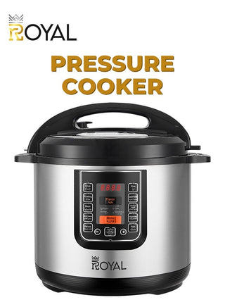 Royal 12in 1 Multifunction Electric Pressure Cooker RA-PC1039 (Black & Silver)